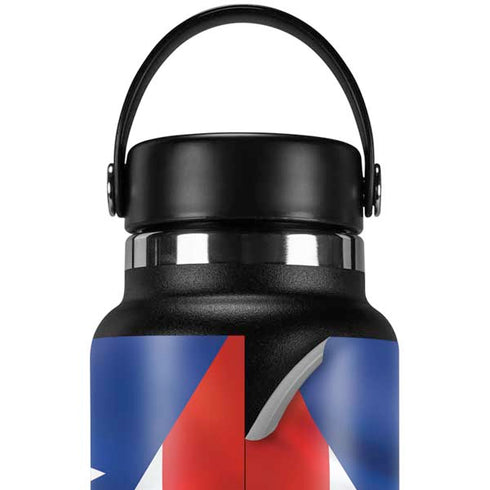 Puerto Rico Flag Hydro Flask 32oz Wide Mouth Skin